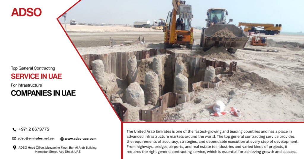 Top General Contracting Service in the UAE for Infrastructure Companies in the UAE